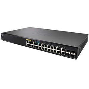 Cisco SF350-24P | 24-Port 10/100 POE Managed Switch